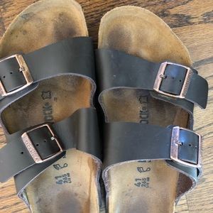 Birkenstock Arizona dk brown 41 w 10 Euc